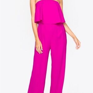 Sugarlips Pink Strapless Jumpsuit